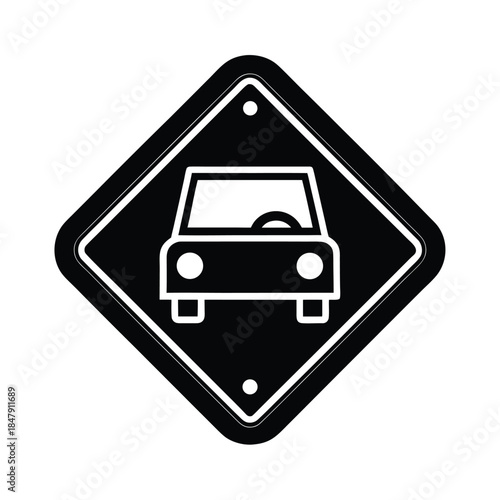 parking lot sign navigation icon