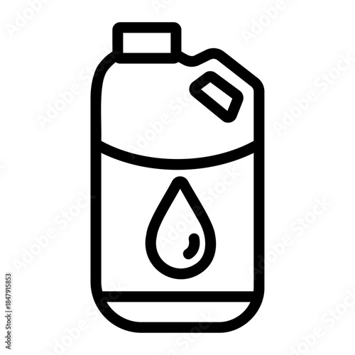 cleaner bottle Line Icon