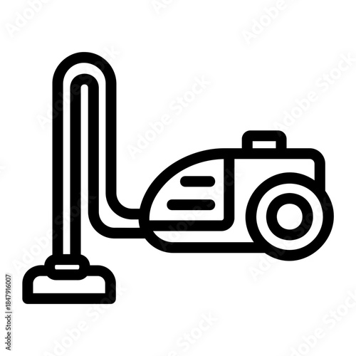 vacuum cleaning Line Icon