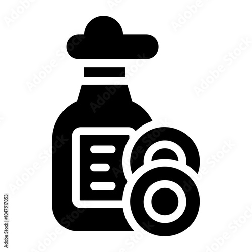 dishwashing liquid Solid icon