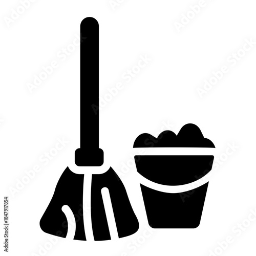 floor mop Solid icon