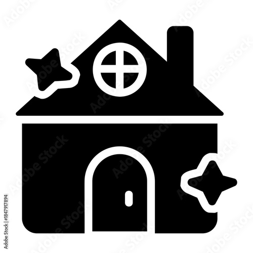 house clean Solid icon