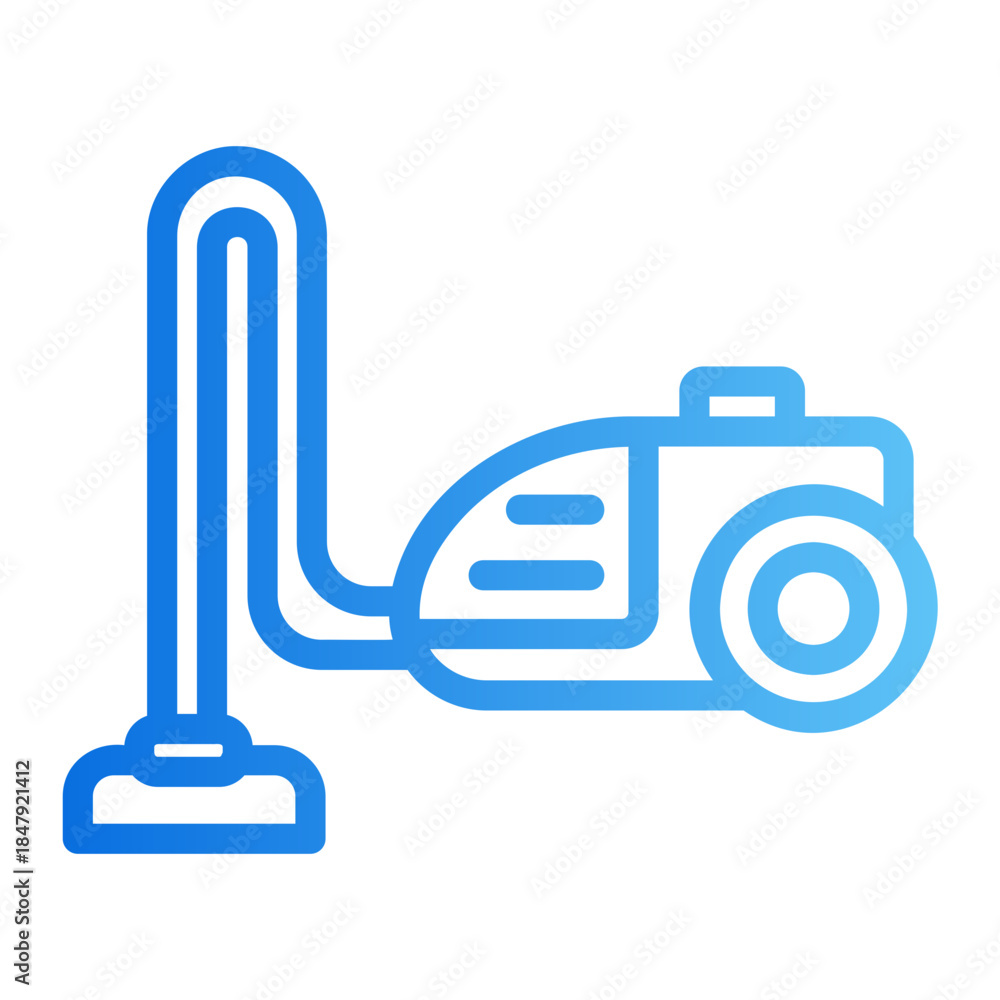 Obraz premium vacuum cleaning Line Gradient Icon