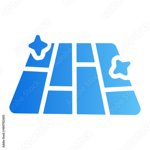 floor Line Gradient Icon