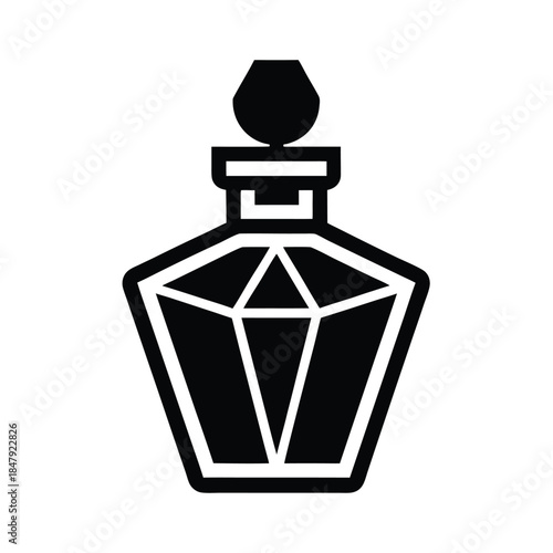 Perfume Bottle Designer Background Icon