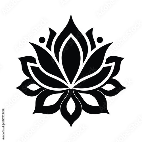 Persian Lotus Flower Ornament