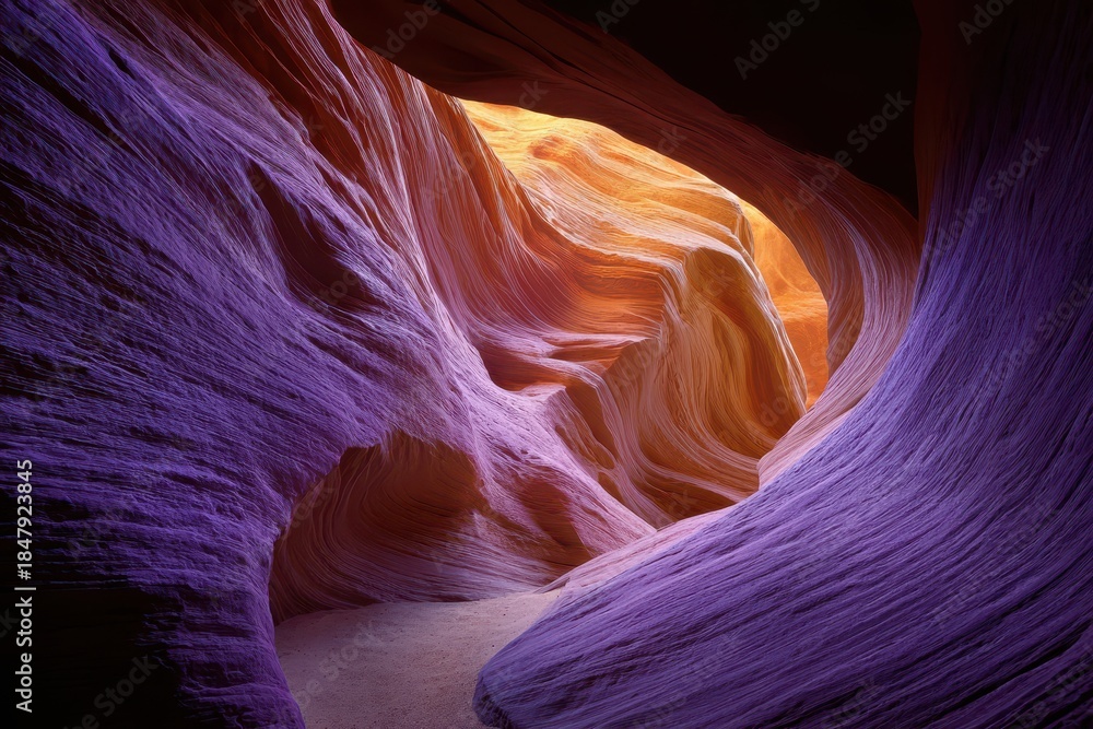 Obraz premium Vibrant Stone Surface: A Canyon's Eroded Beauty in Page, Arizona's Natural Landscape