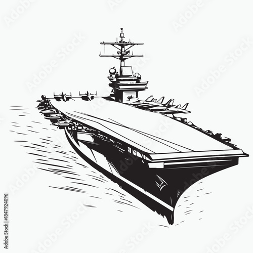 silhouette of a ship