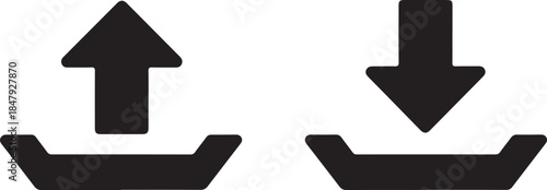 Upload and Download Icons.