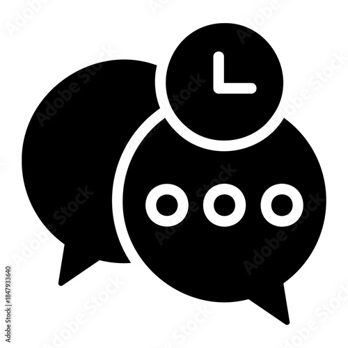 message history Solid icon