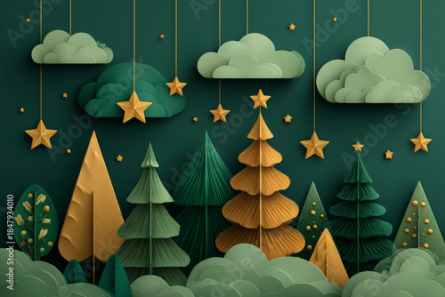 Embrace the holiday spirit with this festive Christmas card design