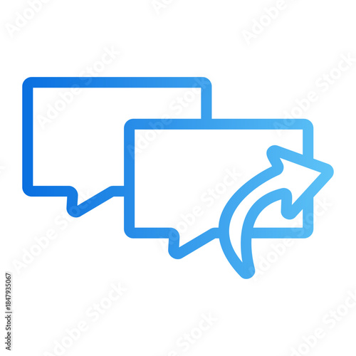 envelope message Line Gradient Icon