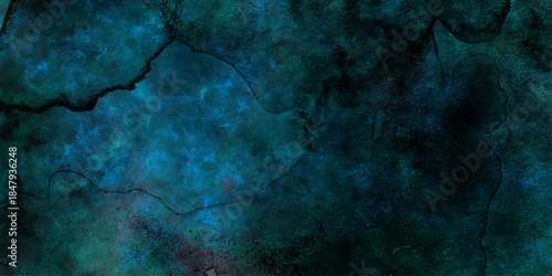 Seamless and abstract blue grunge texture with blue stains, blue watercolor paper textured illustration with splashes, Creative paint gradients, splashes and stains for presentation and texter.