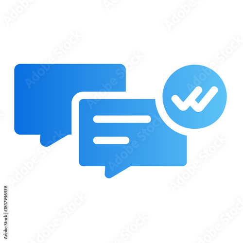 read message Line Gradient Icon