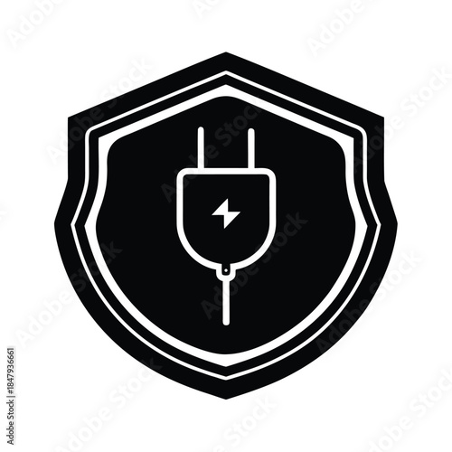 Plug In Hybrid Badge Eco Vehicle Icon