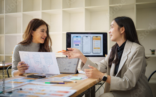Health consultant conducting a virtual session, holding an apple as she discusses food choices. Concept of telehealth, and remote wellness.
