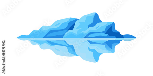 Abstract blue formations