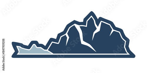 Mountain range silhouette