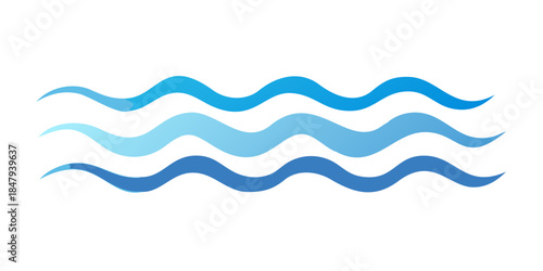 Calm ocean waves