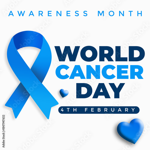 World cancer day social media post template