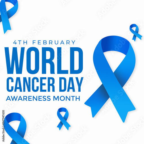 World cancer day social media post template
