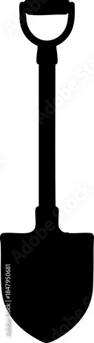 Garden Shovel or Spade Graphic Icon