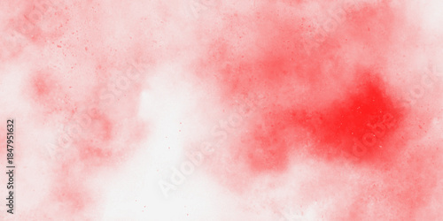 abstract powder splatted background. Red powder explosion on white background. Abstract colorful watercolor on white background. Digital art painting. Pattern for wallpapers, curtains .