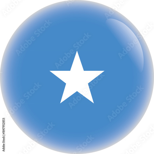Somalia flag in Circular Format