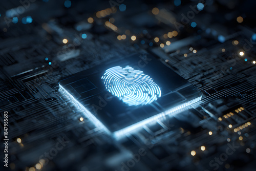 The fingerprint sensor is mounted on the circuit board