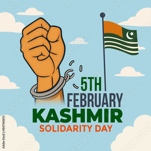 Kashmir Solidarity Day Post Design