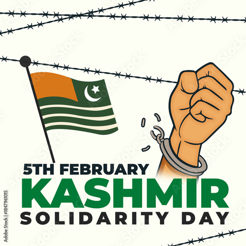 Kashmir Solidarity Day Post Design