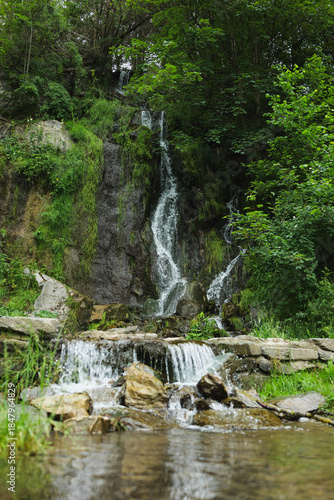 Königshütte Waterfall in the Harz Mountains, Germany