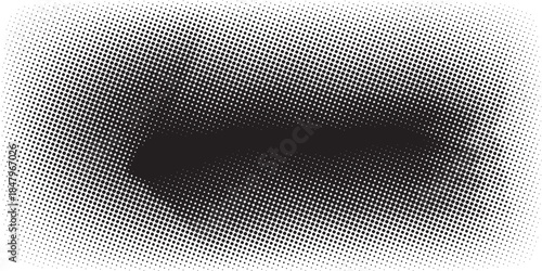 Halftone background with dots. Black and white pop art pattern in comic style. Monochrome dot texture. Vector illustration