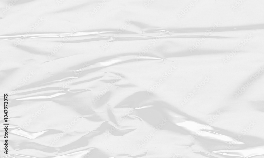 Fototapeta premium Glossy Black Wrinkled Surface with Shimmering Highlights