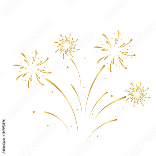 Decorative Festive Elements Set featuring Multi-color Firework Bursts, Handheld Sparklers, and Celebration Background Graphics: Large Collection of Colorful Festive Fireworks, Firecrackers, and Sparkl