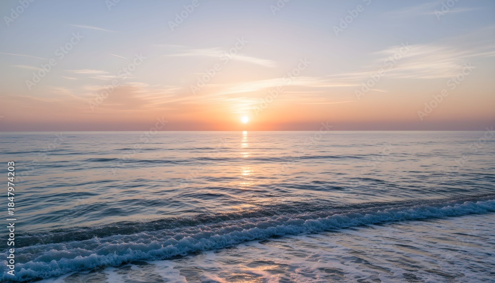 Obraz premium sunset over the sea