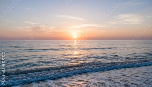 Fototapeta Naklejka Na Ścianę i Meble -  sunset over the sea