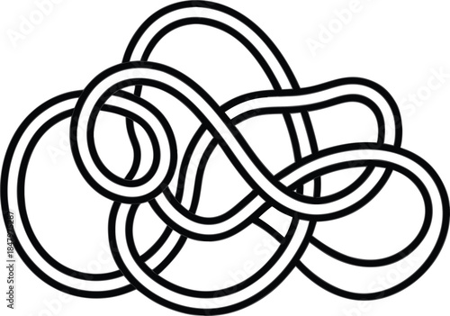 Abstract vector background featuring black and white curved waves with motion lines and swirling smoke shapes for a modern business wallpaper illustration.