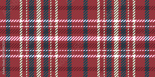 Classic red and brown checkered pattern. A textile pattern for fashion and decor