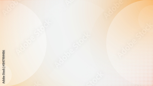 Abstract background with soft orange and white gradient and subtle dotted circles for modern design.