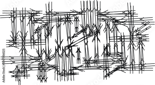 Abstract geometric pattern with intersecting lines