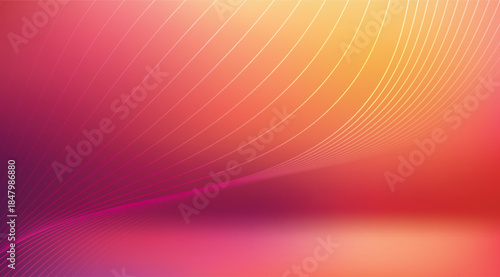 Abstract gradient background with flowing lines