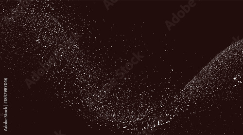 dark brown abstract dust particles wave pattern background texture for graphic design and visual