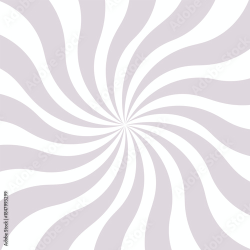 Swirling Grey and White Stripes Forming a Radial Pattern on a White Background abstract spiral