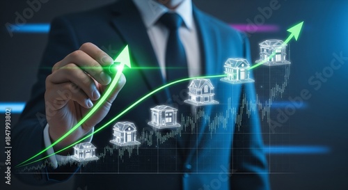 investment, graph, finance, loss, financial, buy, sell, price, risk, trader. touching at line for check my position of investment to take benefit or cut loss. graph is growth up. risk and loss.