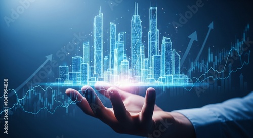 investment, graph, finance, loss, financial, buy, sell, price, risk, trader. touching at line for check my position of investment to take benefit or cut loss. graph is growth up. risk and loss.