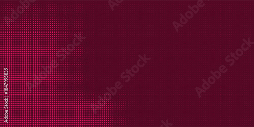 gradient red template with circle background. Abstract dotted halftone on red liquid color background, vector, eps10.