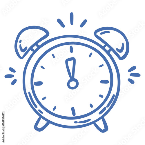 alarm clock vector illustration
