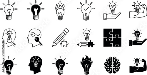 Idea icons Vector