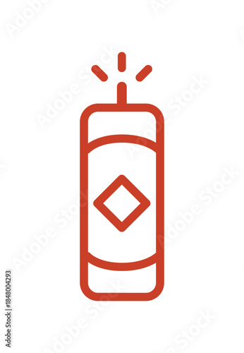 矢量新年烟花爆竹喜庆鞭炮热闹
